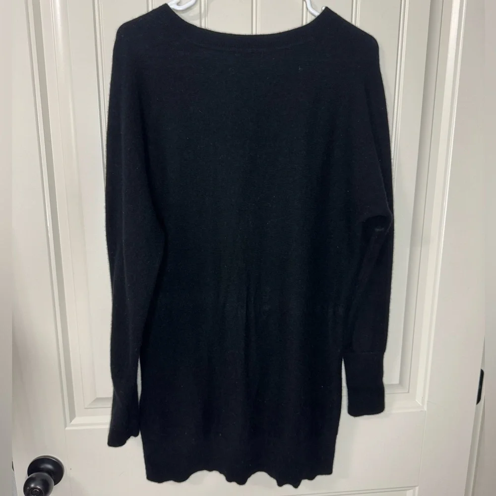 ATHLETA 🖤 Women’s Black Cashmere Wool Pullover SO SOFT Sweater (Small) - Picture 5 of 10